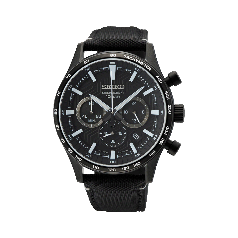 SPORT Men\'s watch with quartz chronograph night run SSB417P1