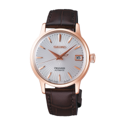 Seiko Presage Automatic Rose Gold Leather Women s Watch SRP852J1