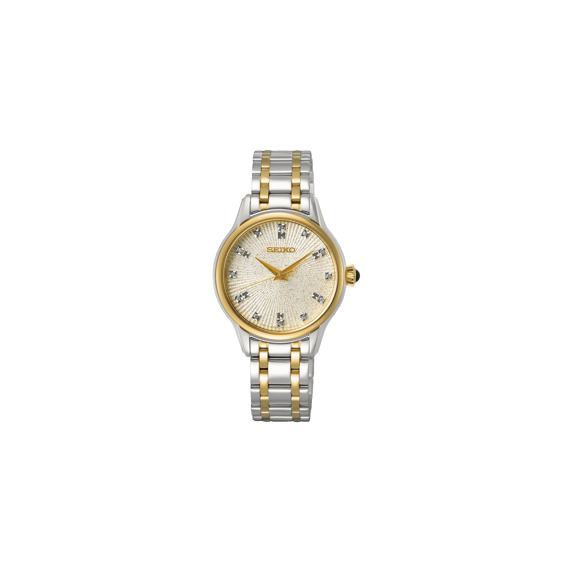 Seiko Classic SRZ550P1 Diamond Index Ladies Watch