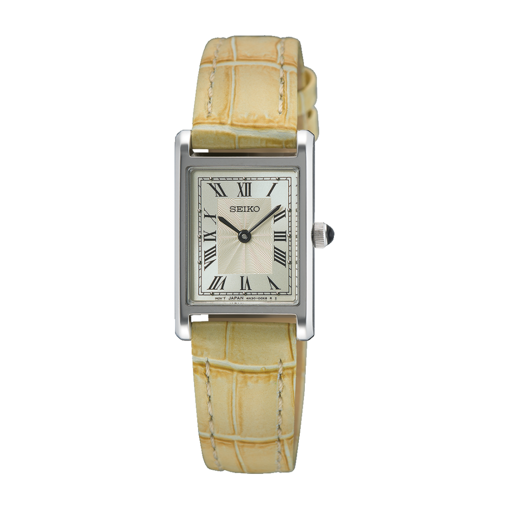 Damenuhr Seiko Klassik Quarz Lederband SWR095P1