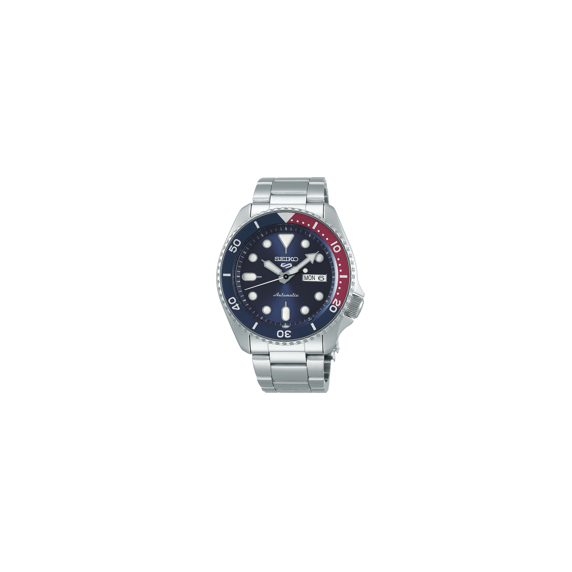 montre seiko 5 sports srpd51k1 automatique cadran bleu day date