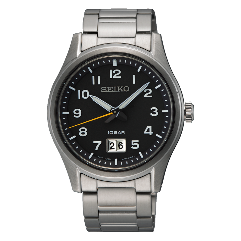 Montre Seiko SUR569P1- Quartz homme sport grande date