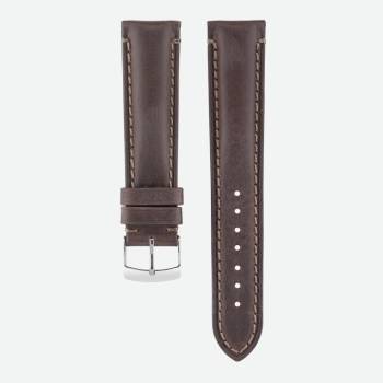Dark brown leather strap