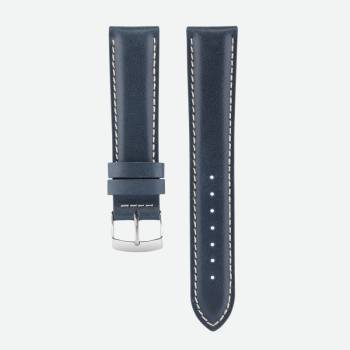 Blue leather strap
