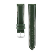 Green leather strap