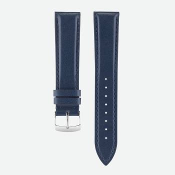 Blue recycled leather strap