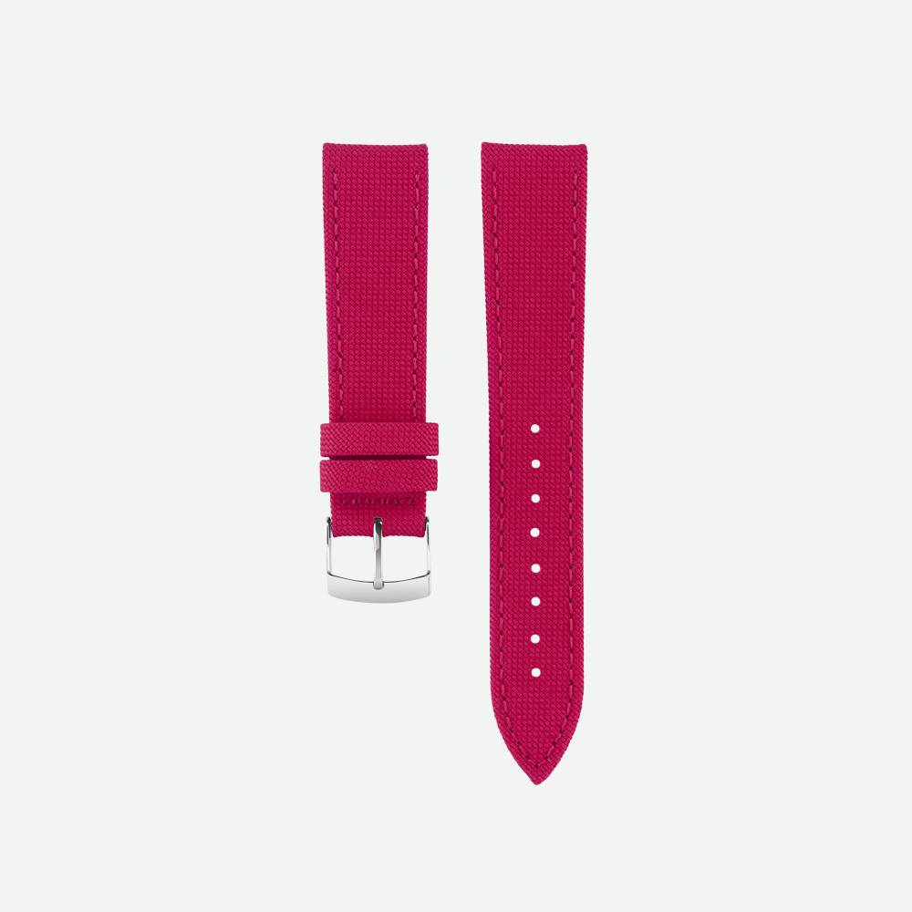 Red recycled plastic strap