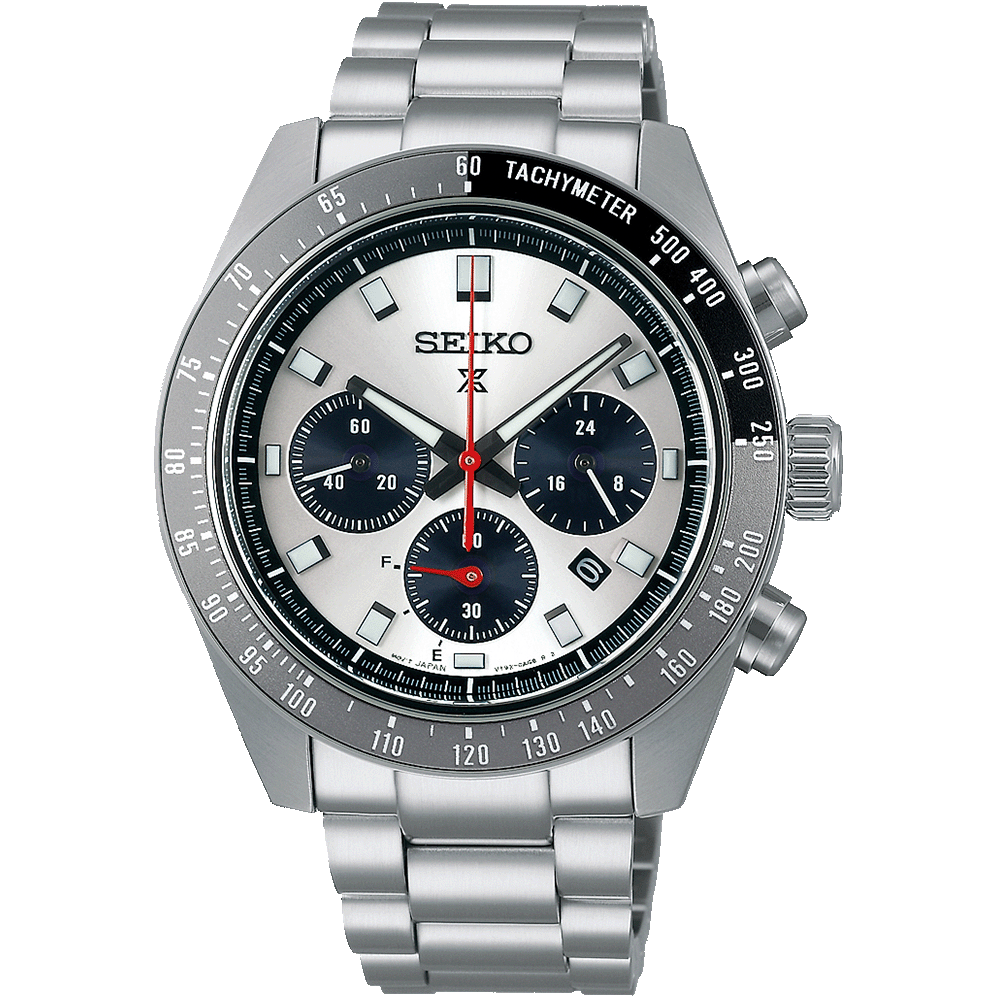 Montre Seiko Prospex Chronographe Solaire - Modèle 441488, Occasion En Très Bon état, Pour Homme