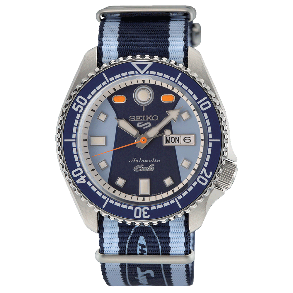 Nouveautés Seiko et Grand Seiko - tome 9 - Page 36 Montre-seiko5-sports-edition-limitee-honda-super-club-bleue
