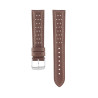 Bracelet cuir perforé gold