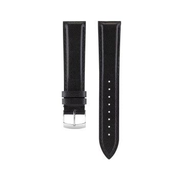Bracelet cuir recyclé noir