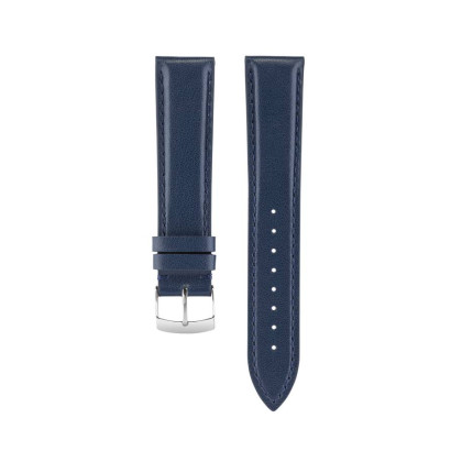 Bracelet cuir recyclé bleu
