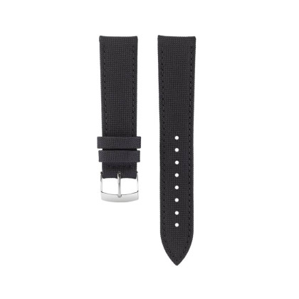Black recycled plastic strap