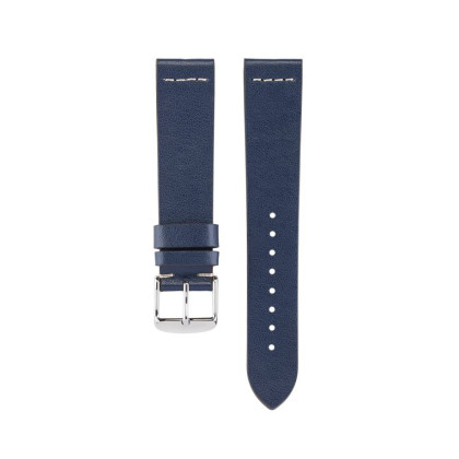 Bracelet cuir recyclé bleu