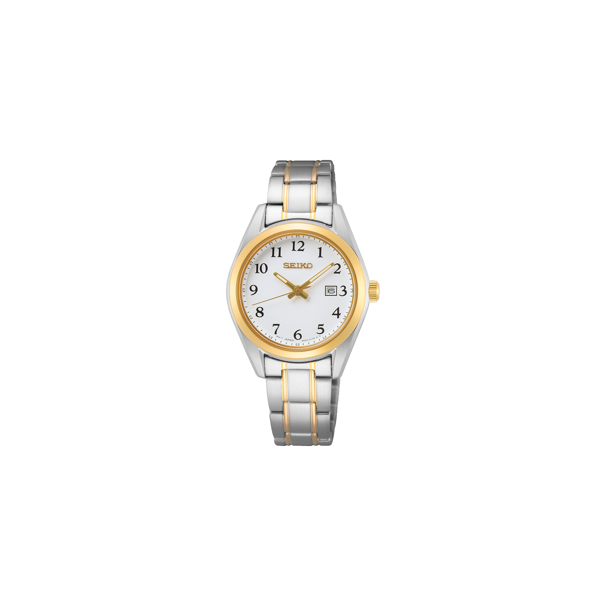 Seiko Classic SUR466P1 Women s Gold Two tone Watch