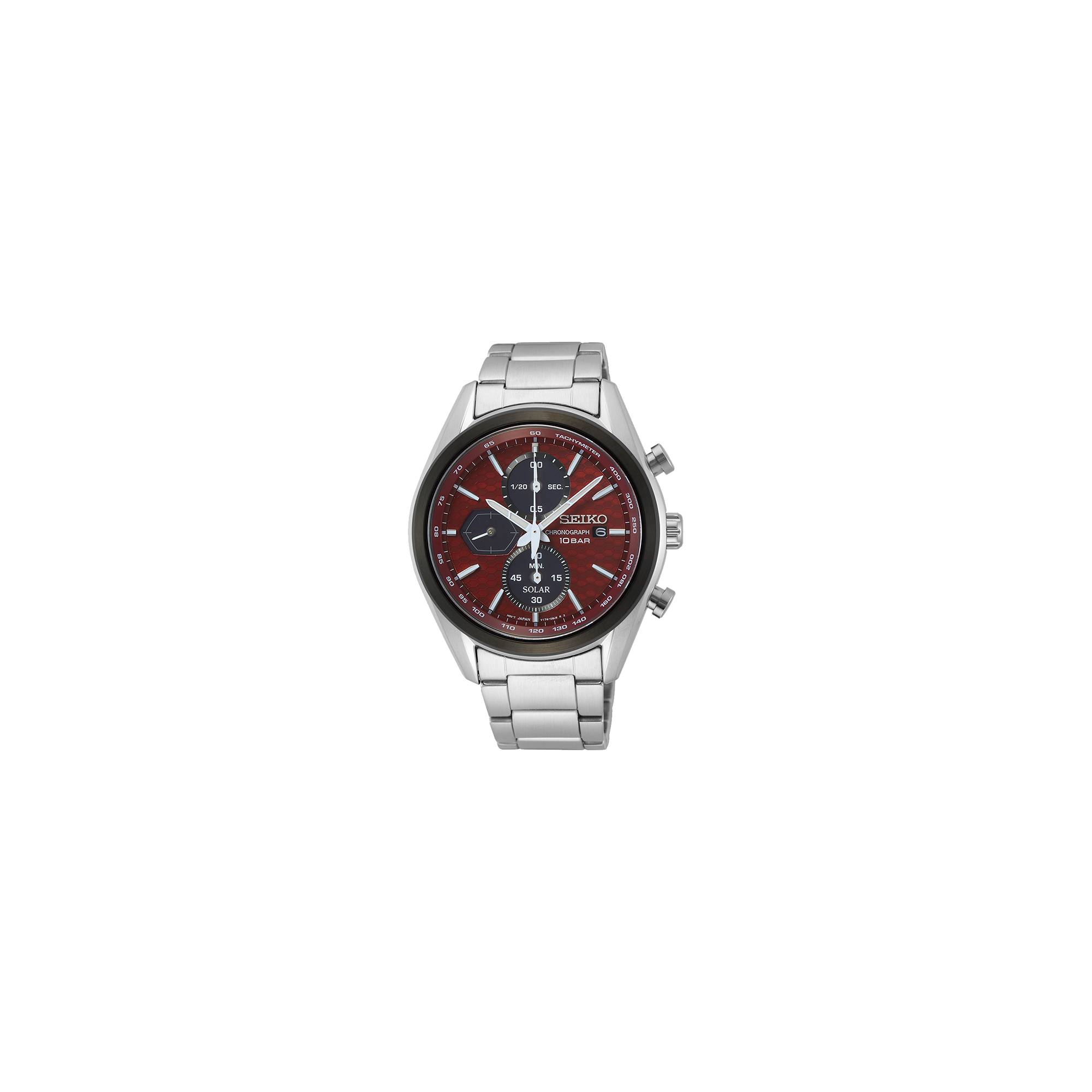 Men's Sport SSC771P1 ~ Seiko Red Dial Watch