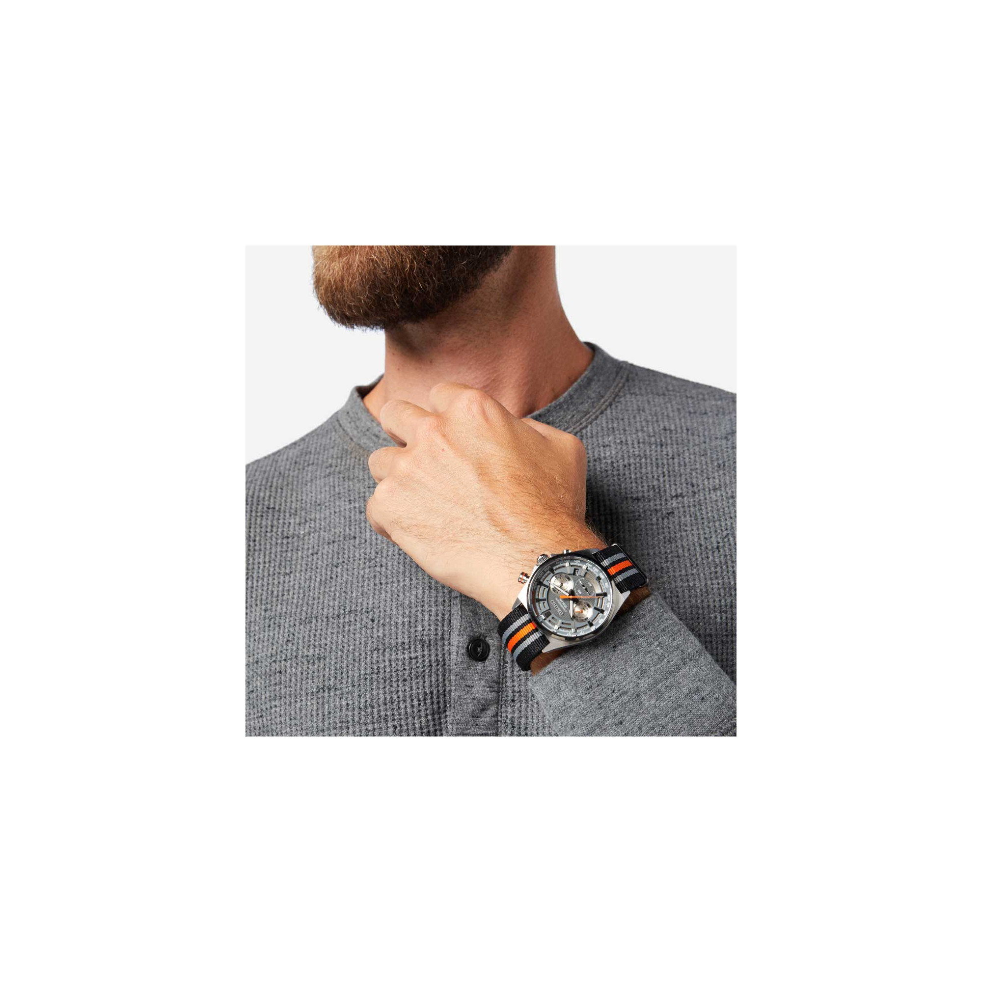 SPORT Men\'s watch with quartz chronograph in steel SSB403P1 | Titanuhren